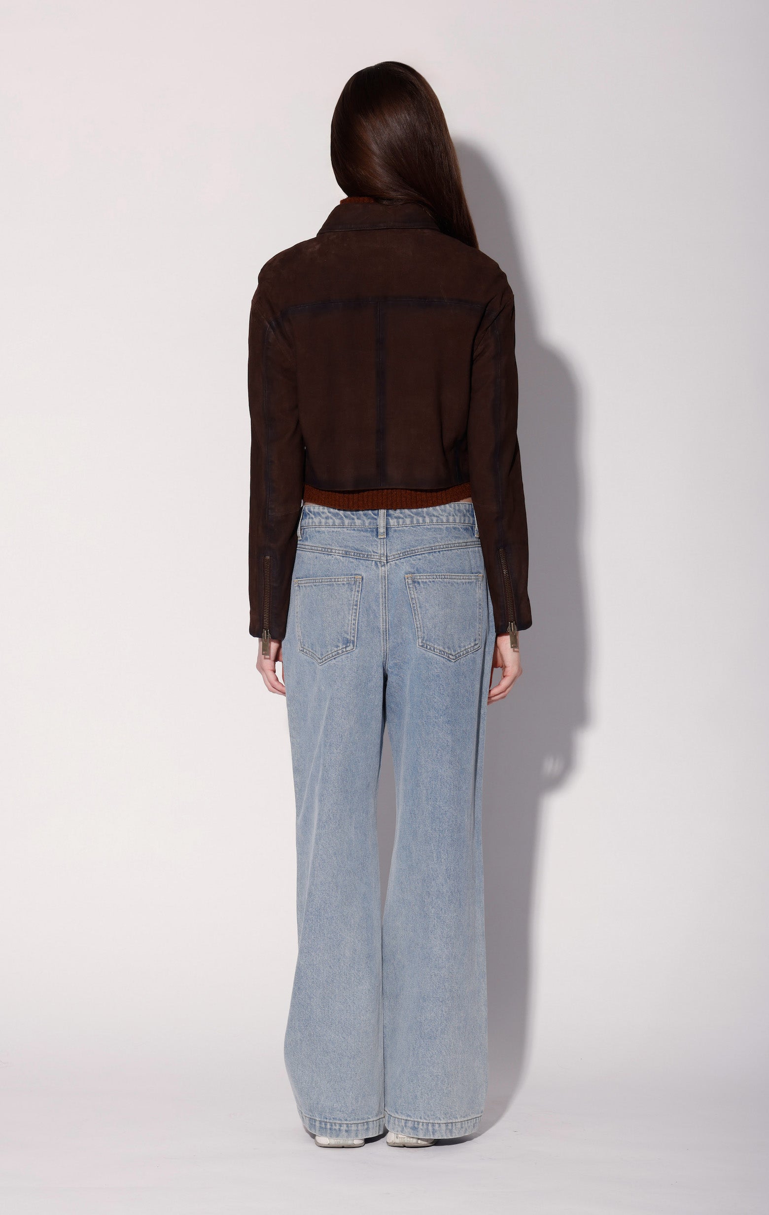Jolene Jacket, Mocha Suede - Leather