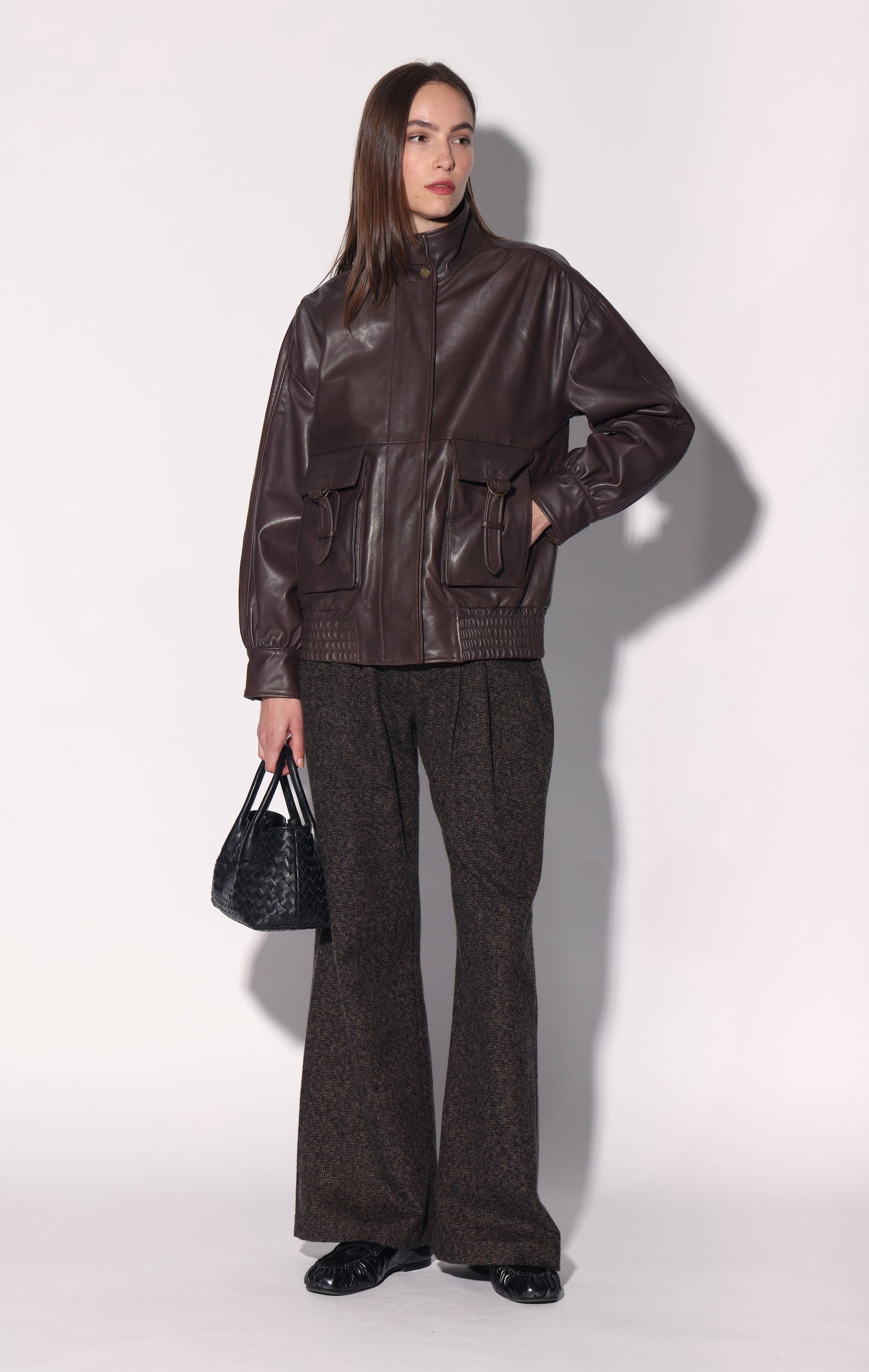Hadlee Jacket, Brown - Leather