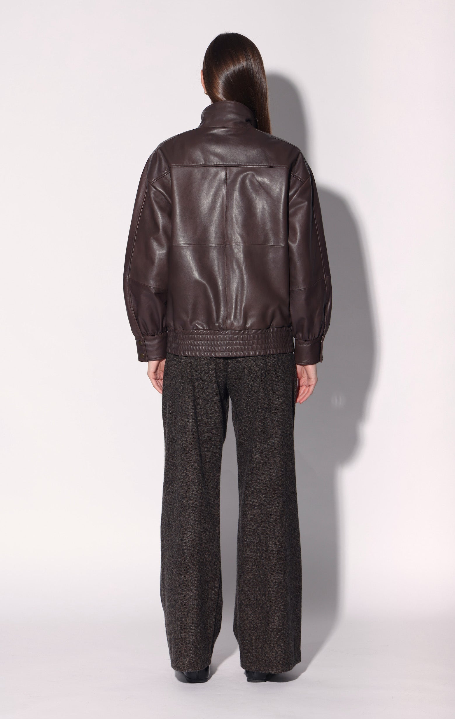 Hadlee Jacket, Brown - Leather