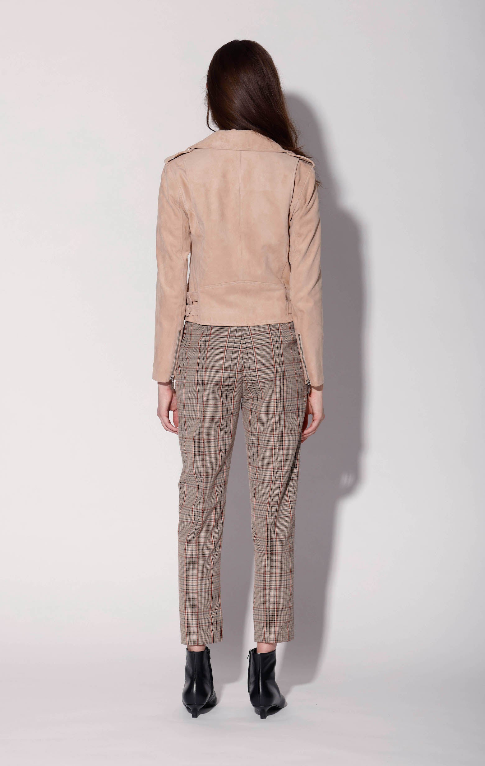 Liz Jacket, Sand Suede - Leather