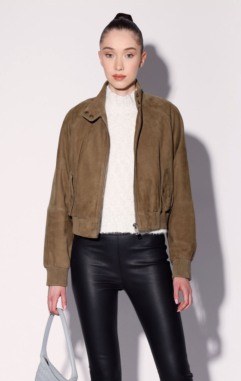 Bowie Jacket, Cypress Suede - Leather