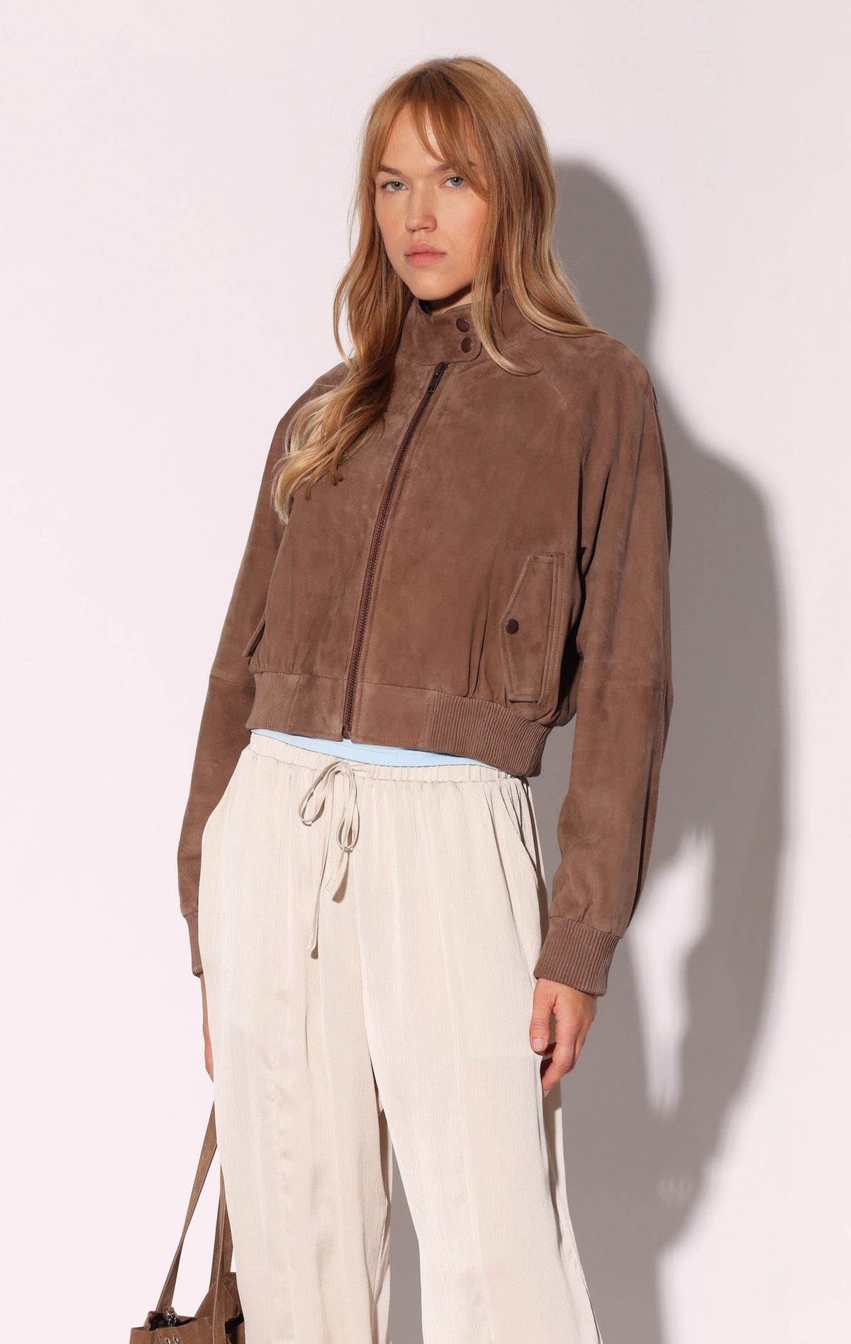Bowie Jacket, Toffee Suede - Leather (Spring 2027)