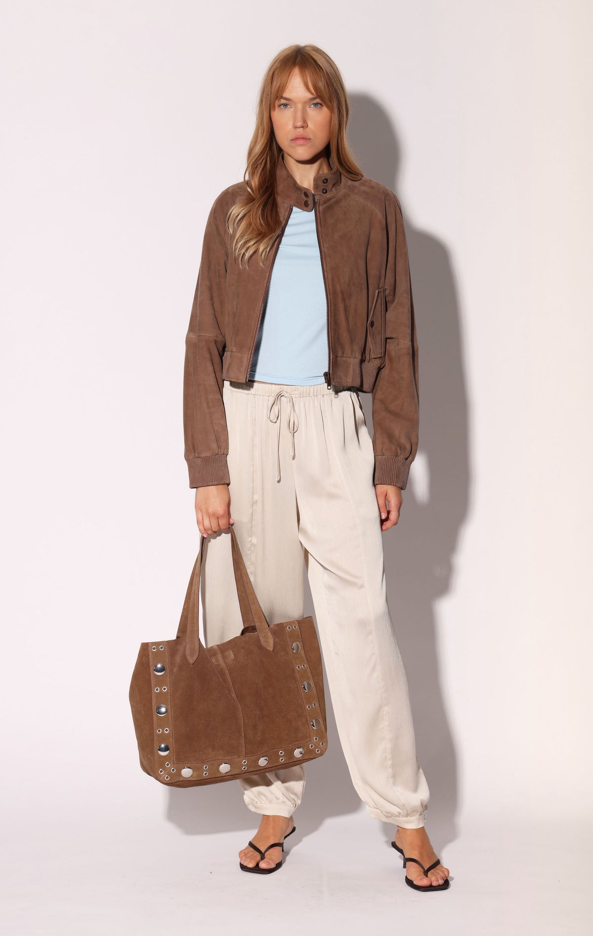 Bowie Jacket, Toffee Suede - Leather (Spring 2027)