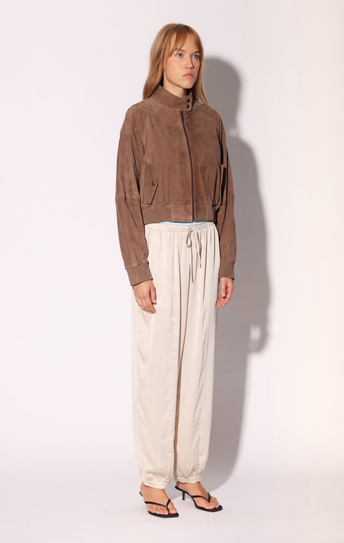 Bowie Jacket, Toffee Suede - Leather (Spring 2027)