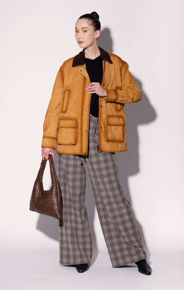 Bradley Jacket, Cider Suede - Leather