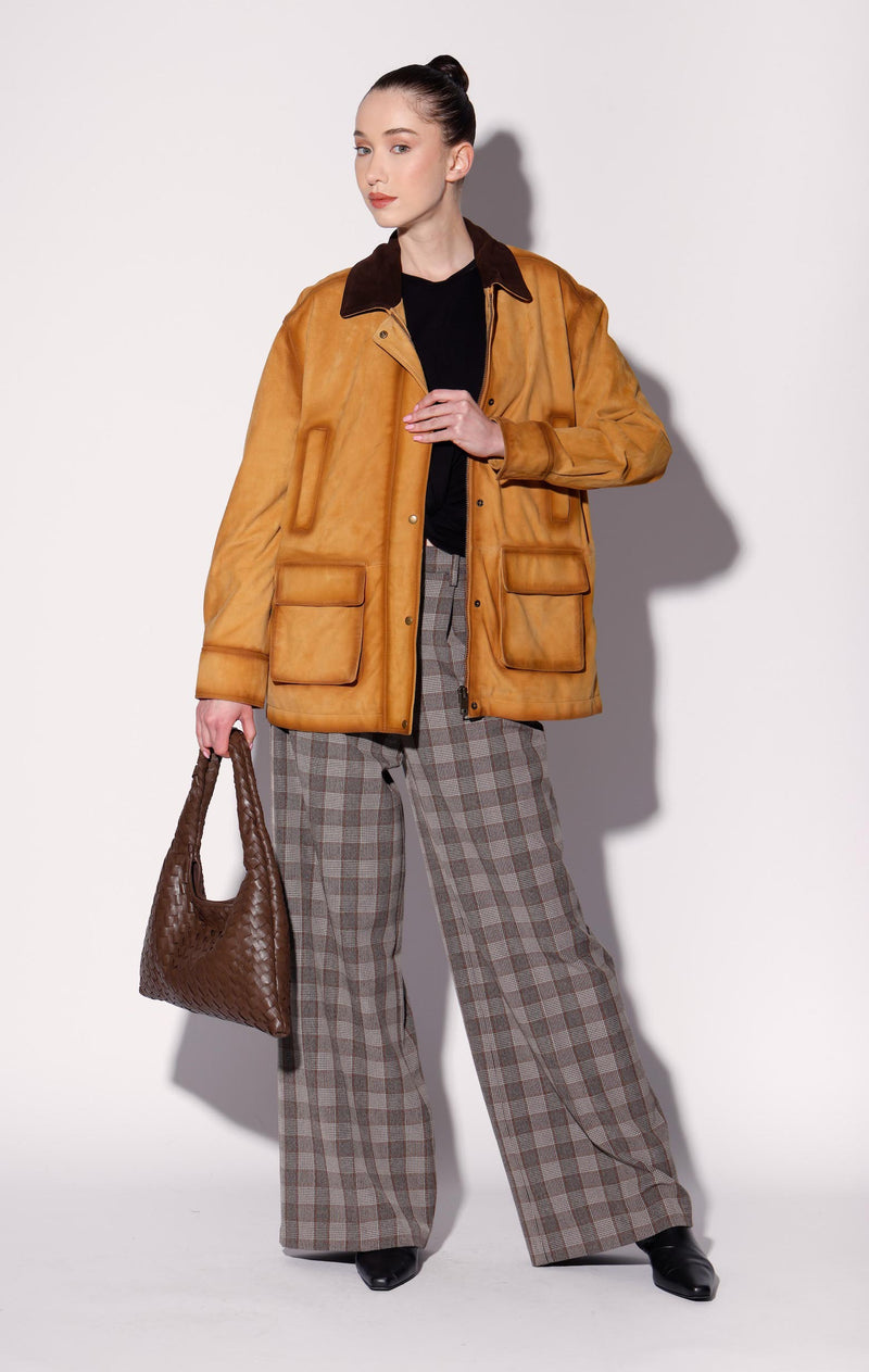 Bradley Jacket, Cider Suede - Leather