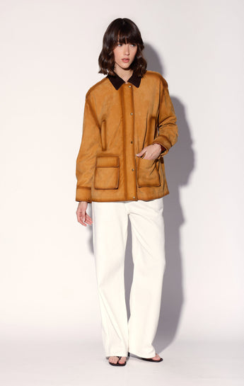 Bradley Jacket, Cider Suede - Leather