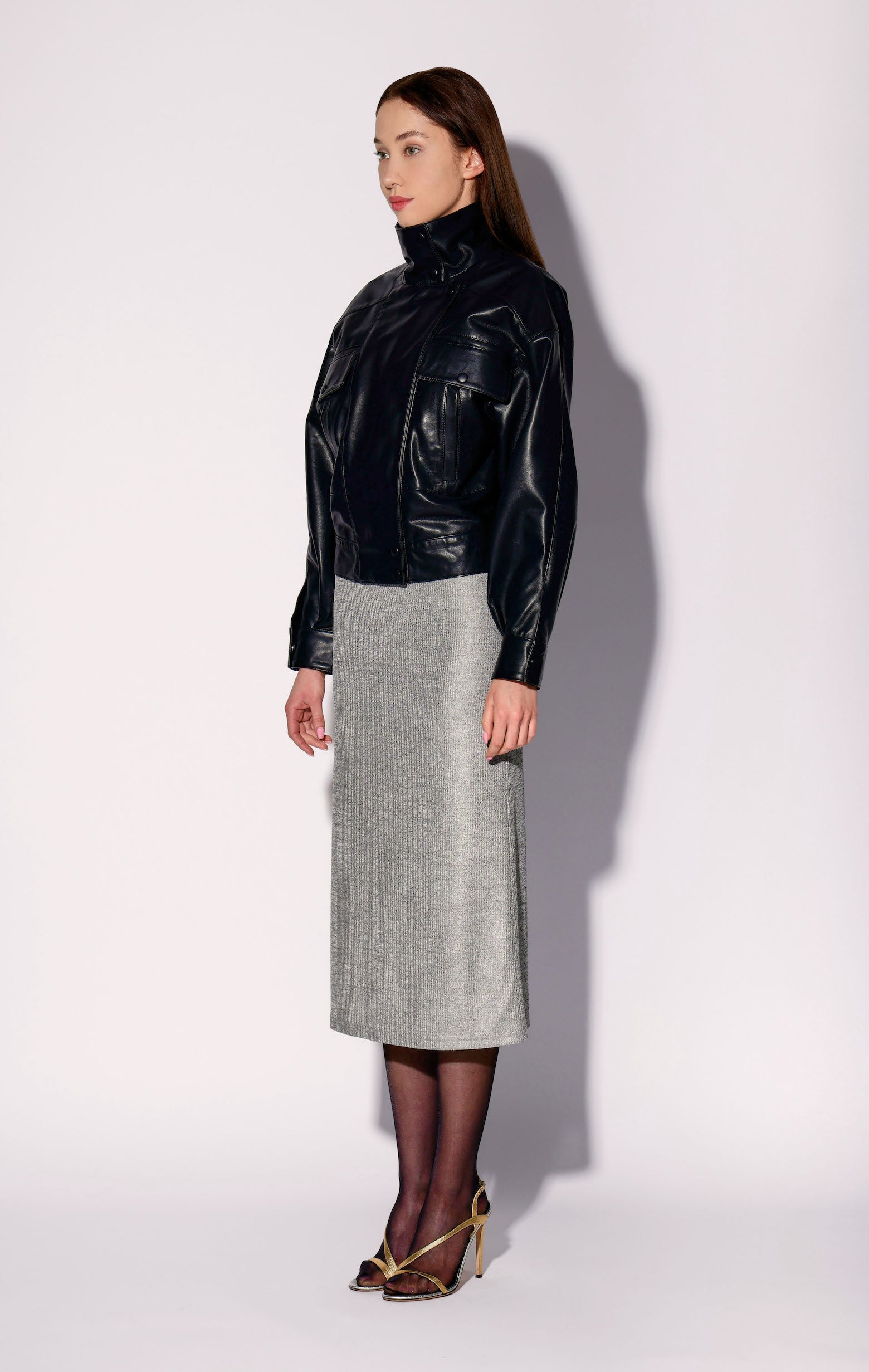 Sonya Jacket, Black - Leather