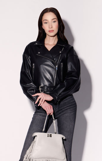 Santana Jacket, Black - Leather