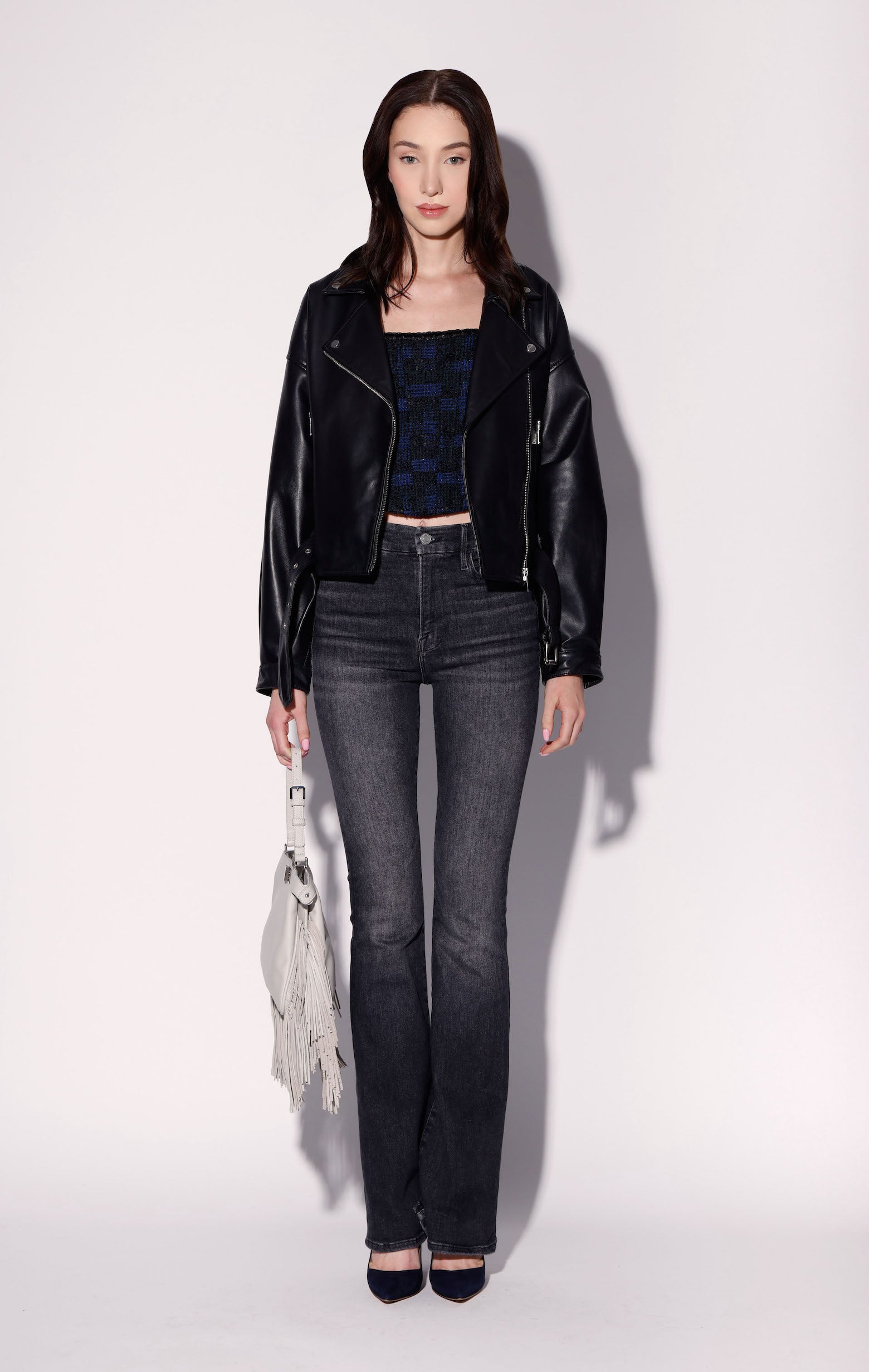 Santana Jacket, Black - Leather