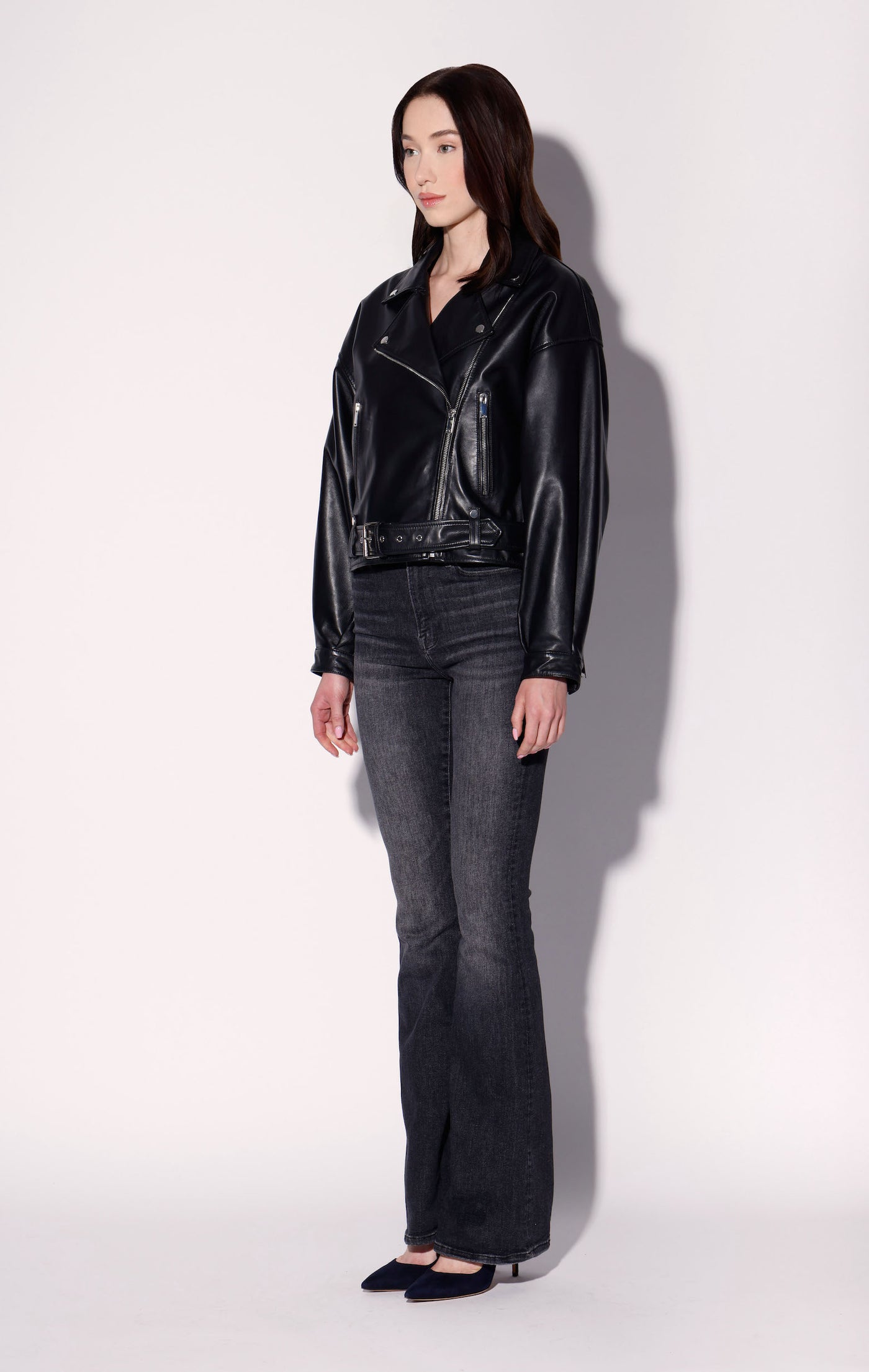 Santana Jacket, Black - Leather