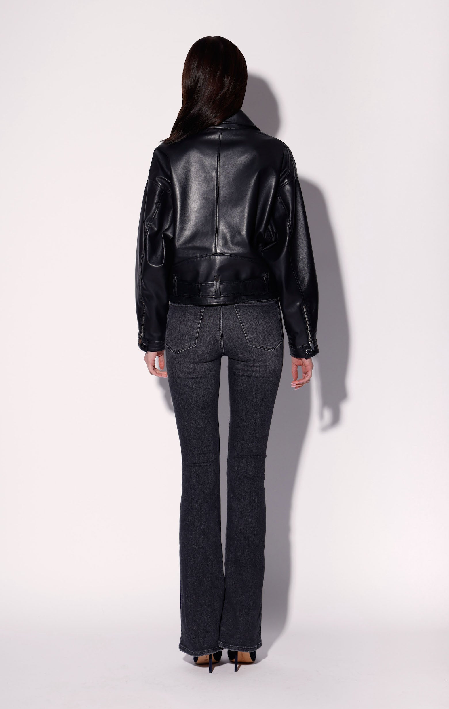Santana Jacket, Black - Leather