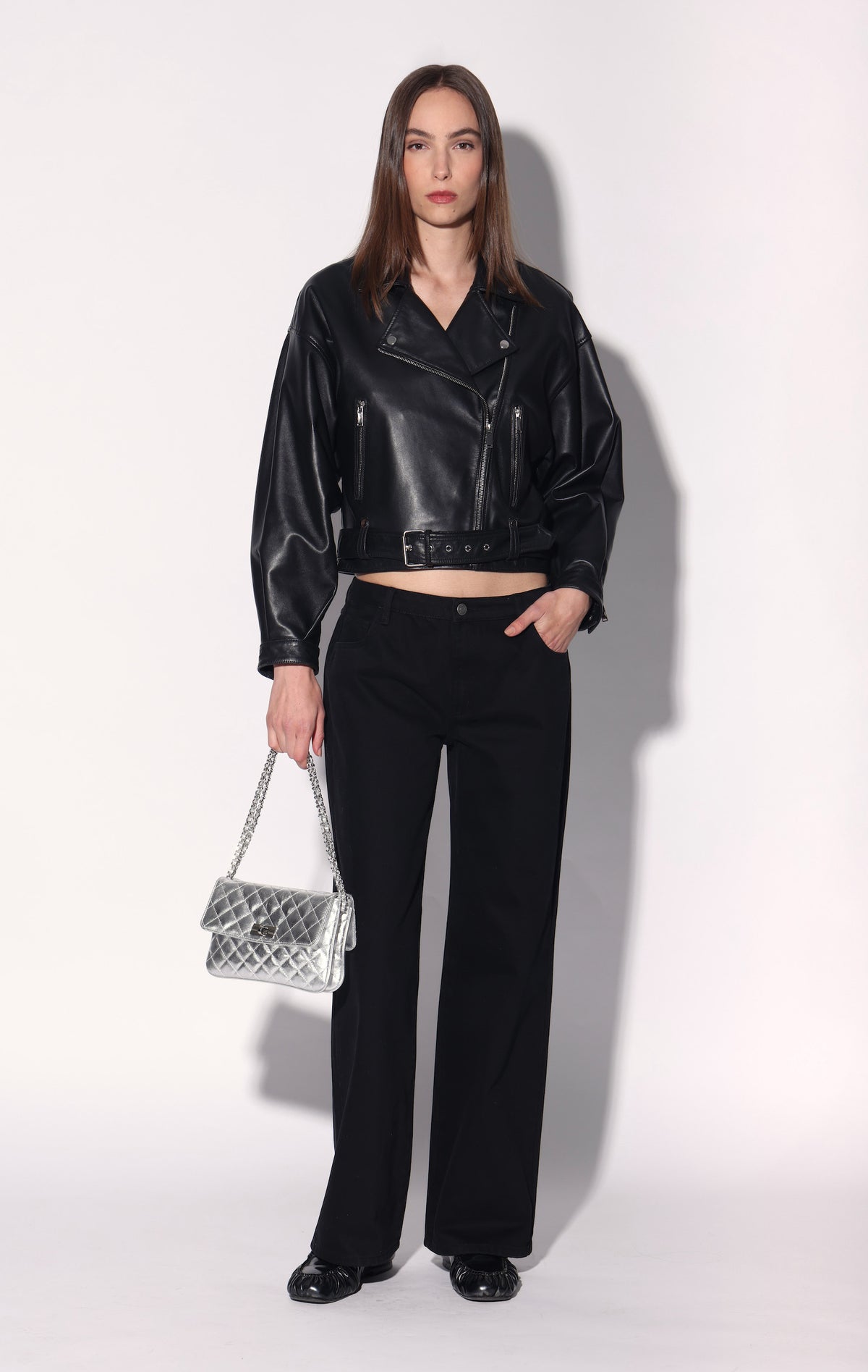 Santana Jacket, Black - Leather