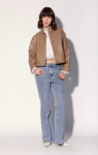 Roman Jacket, Mousse - Leather