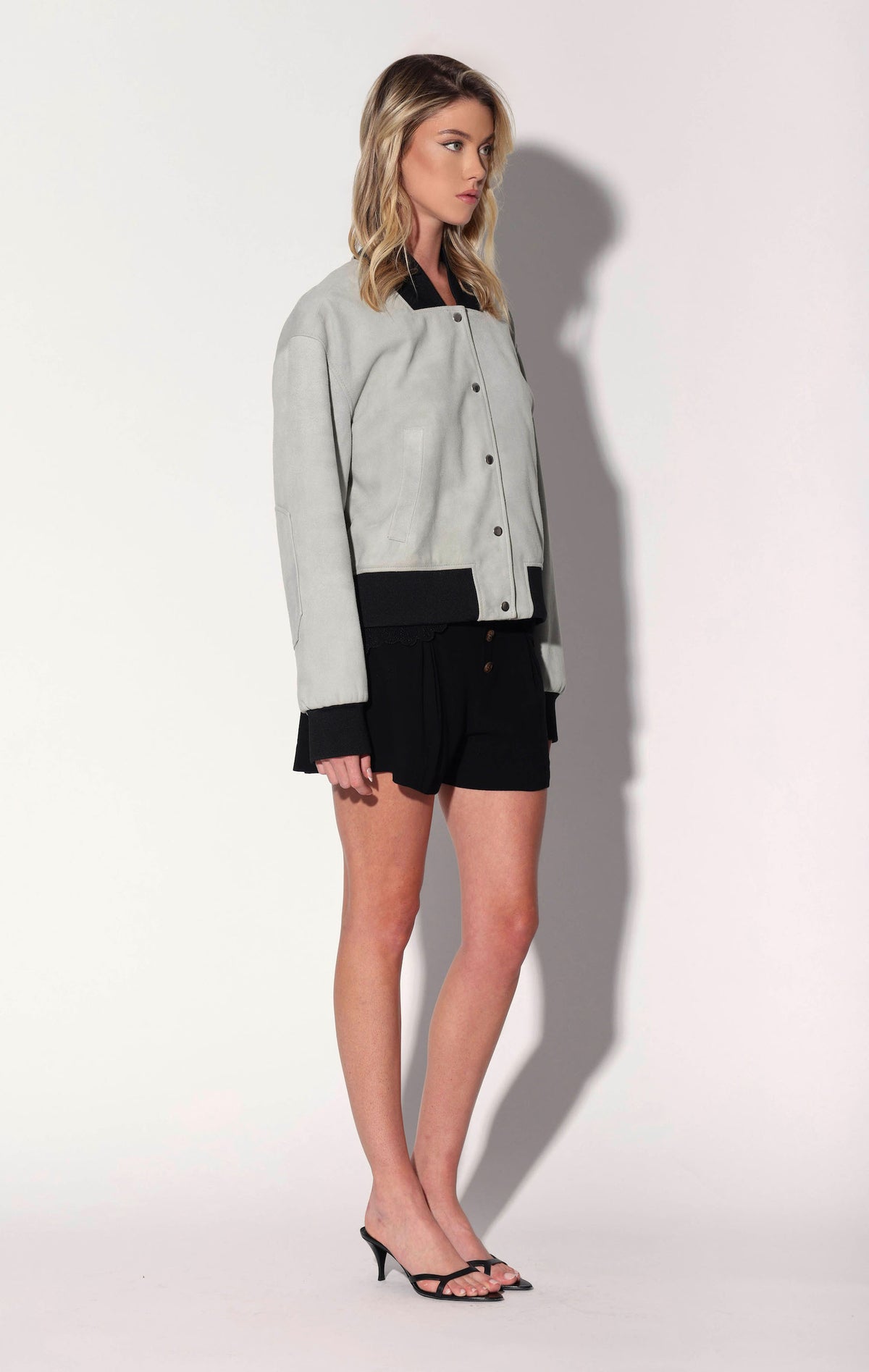 Emilio Jacket, Mist Suede - Leather (Pre Spring 2027)