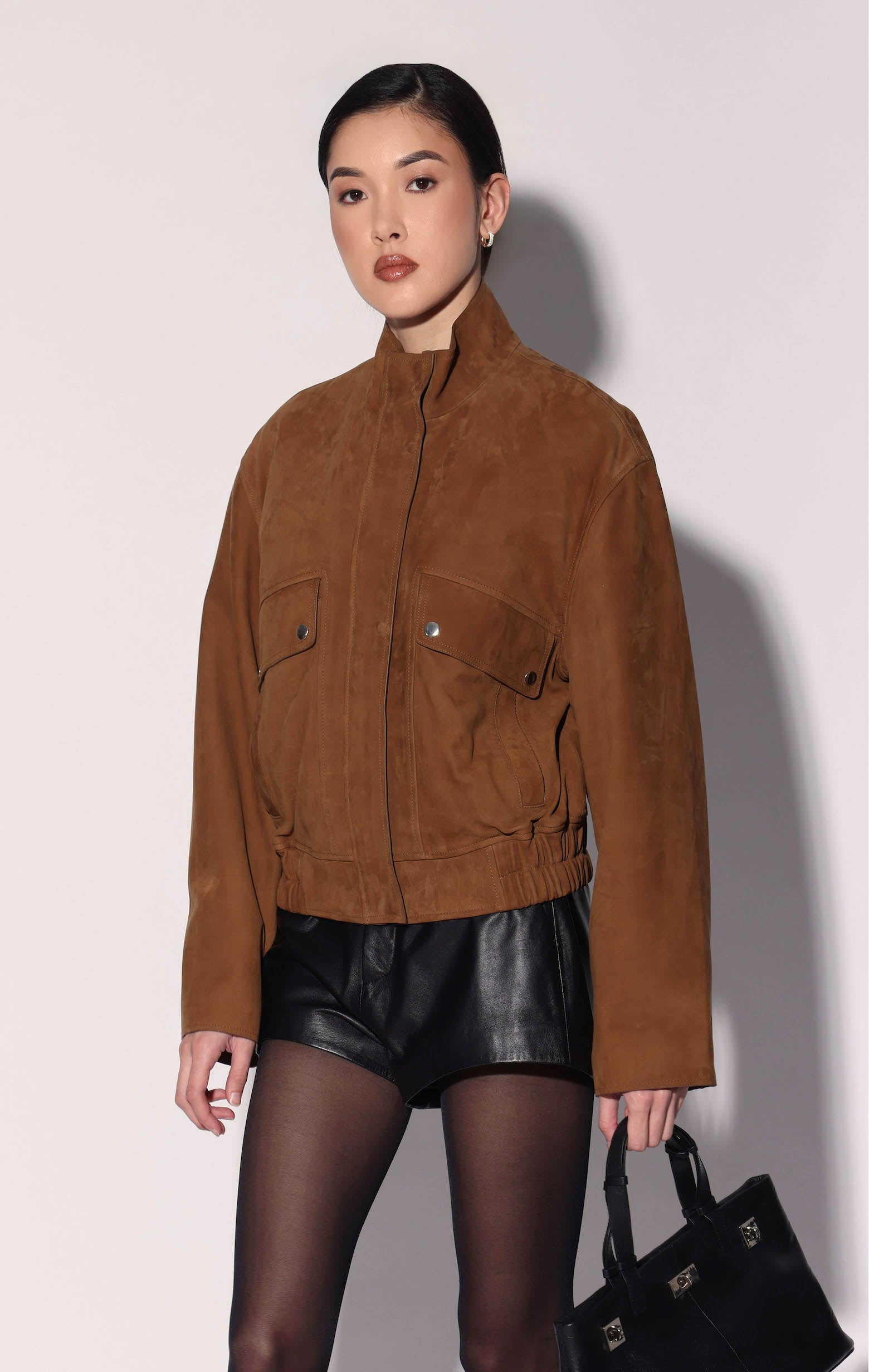 Maverick Jacket, Whiskey Nubuck - Leather
