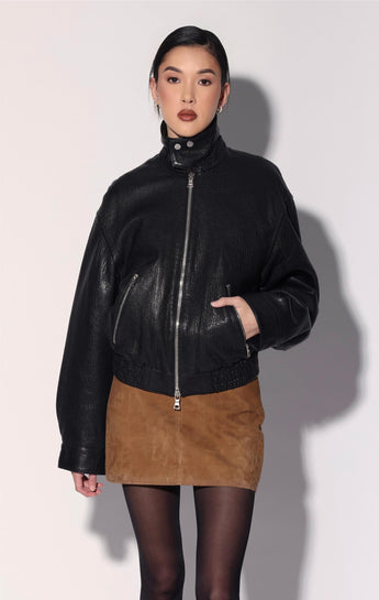 Michael Jacket, Black - Leather