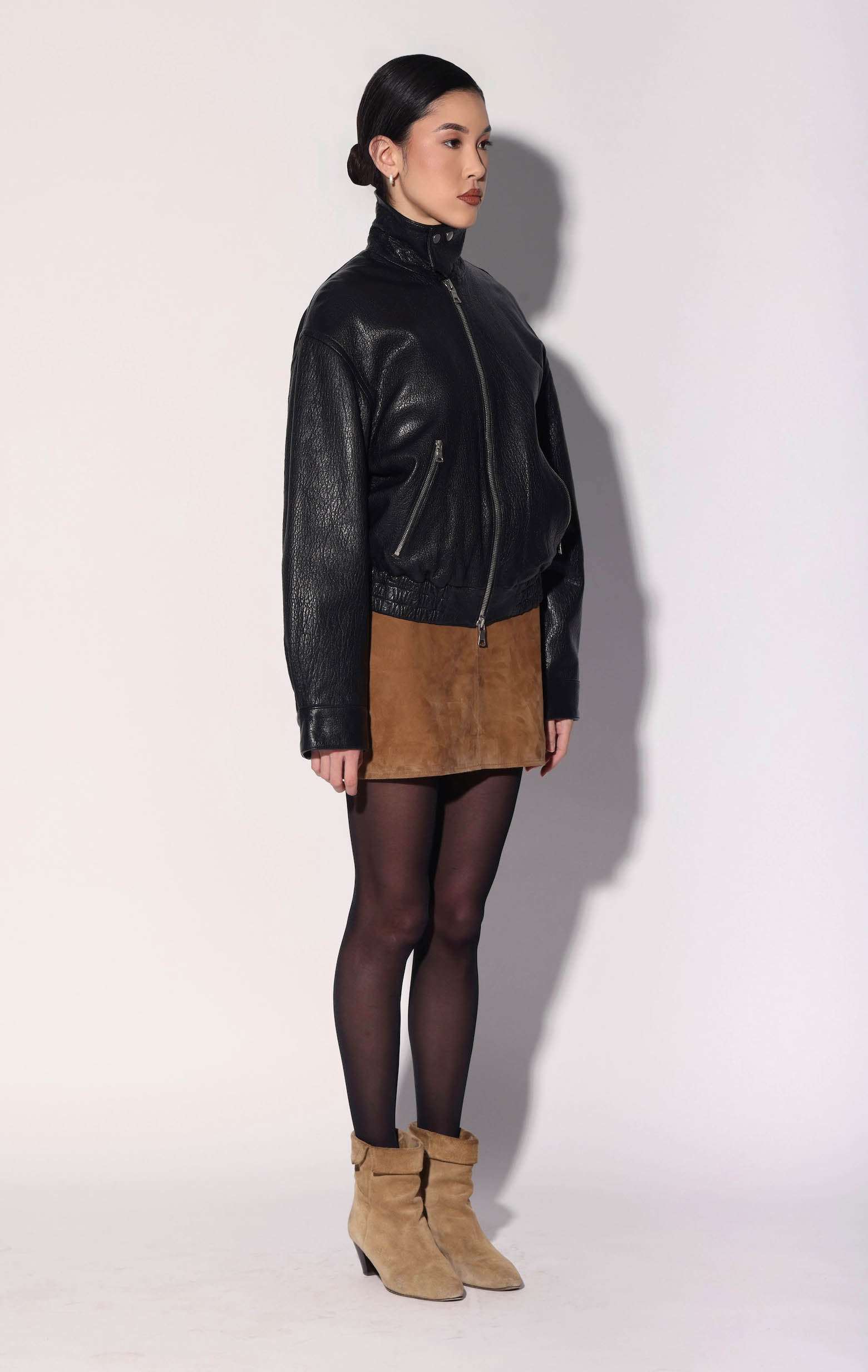 Michael Jacket, Black - Leather