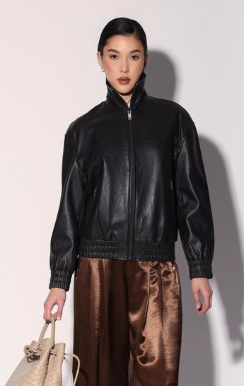 Murphy Jacket, Dark Chocolate - Leather
