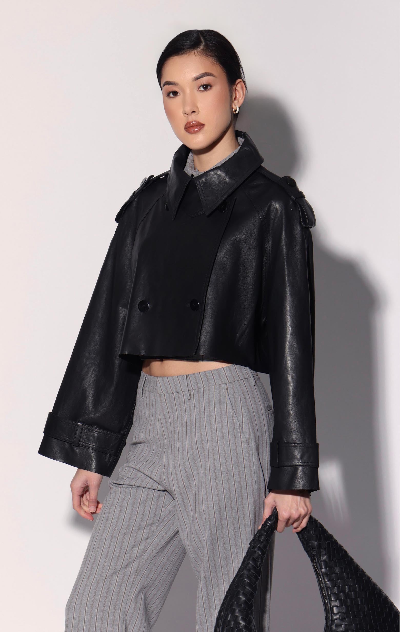 Merci Jacket, Black - Leather