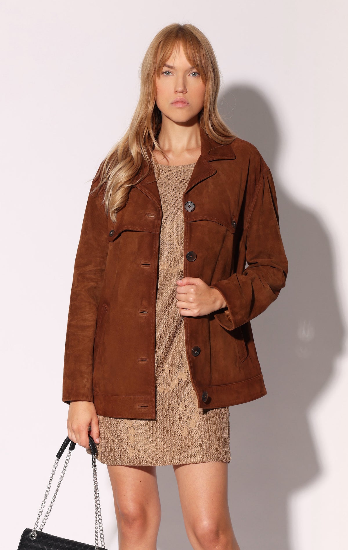 Sullivan Jacket, Cognac Suede - Leather (Pre Spring 2027)
