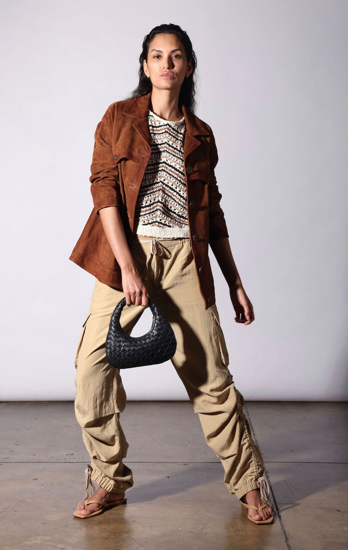 Sullivan Jacket, Cognac Suede - Leather (Pre Spring 2027)