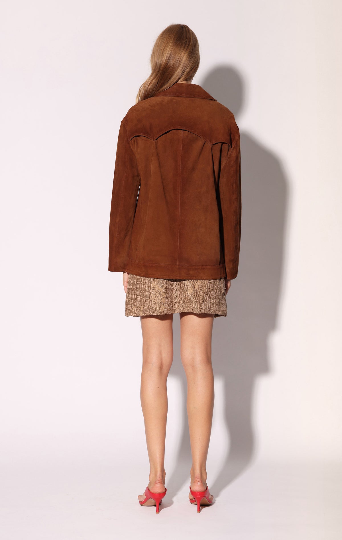 Sullivan Jacket, Cognac Suede - Leather (Pre Spring 2027)