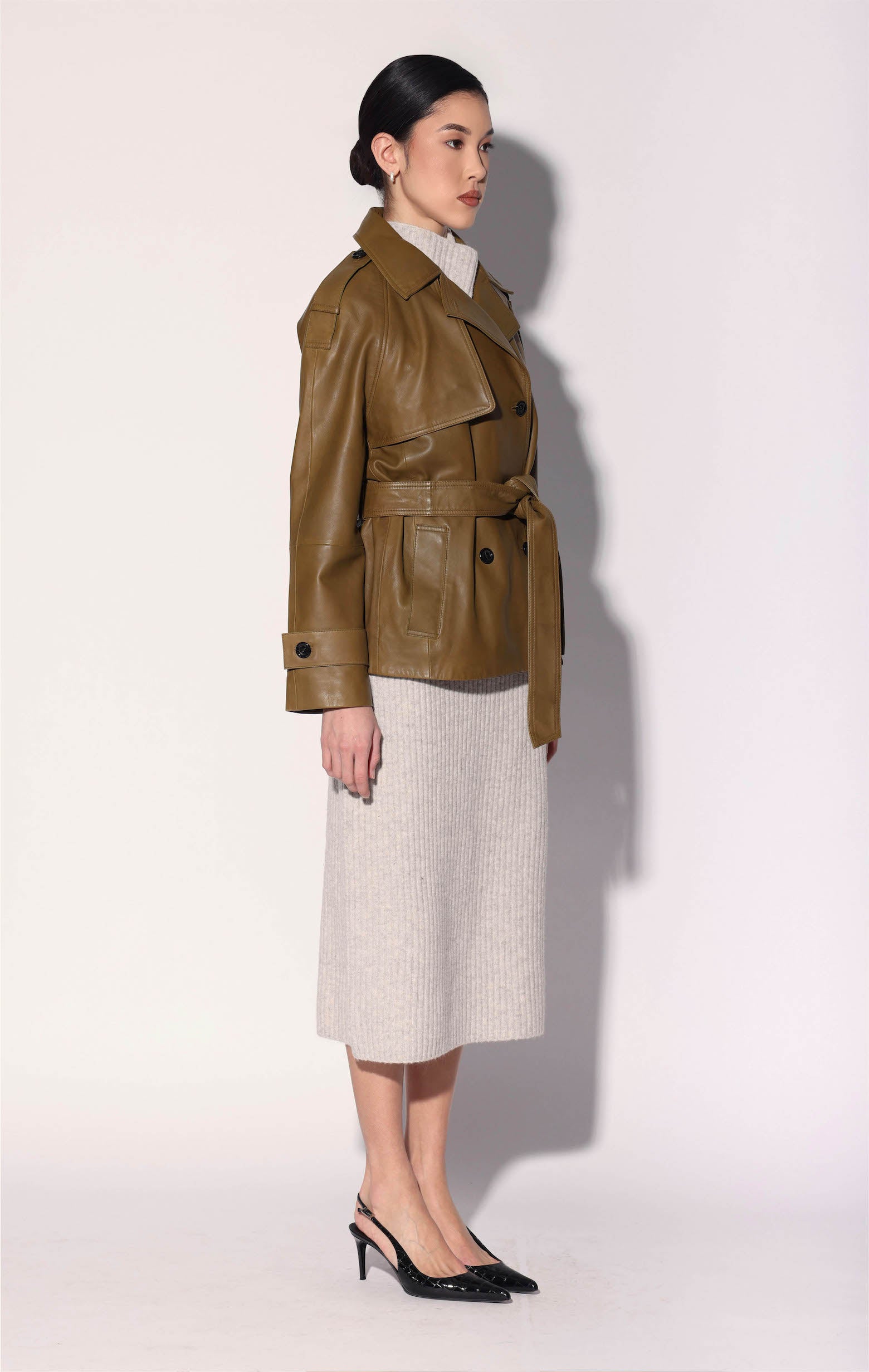 Atlas Jacket, Ochre - Leather