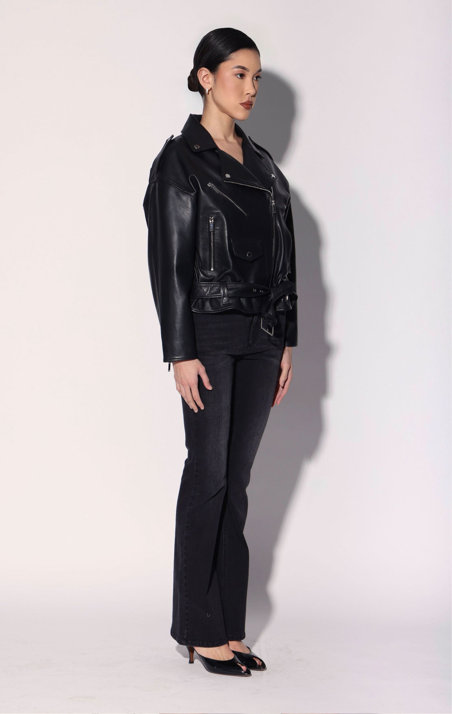 Adam Jacket, Black - Leather