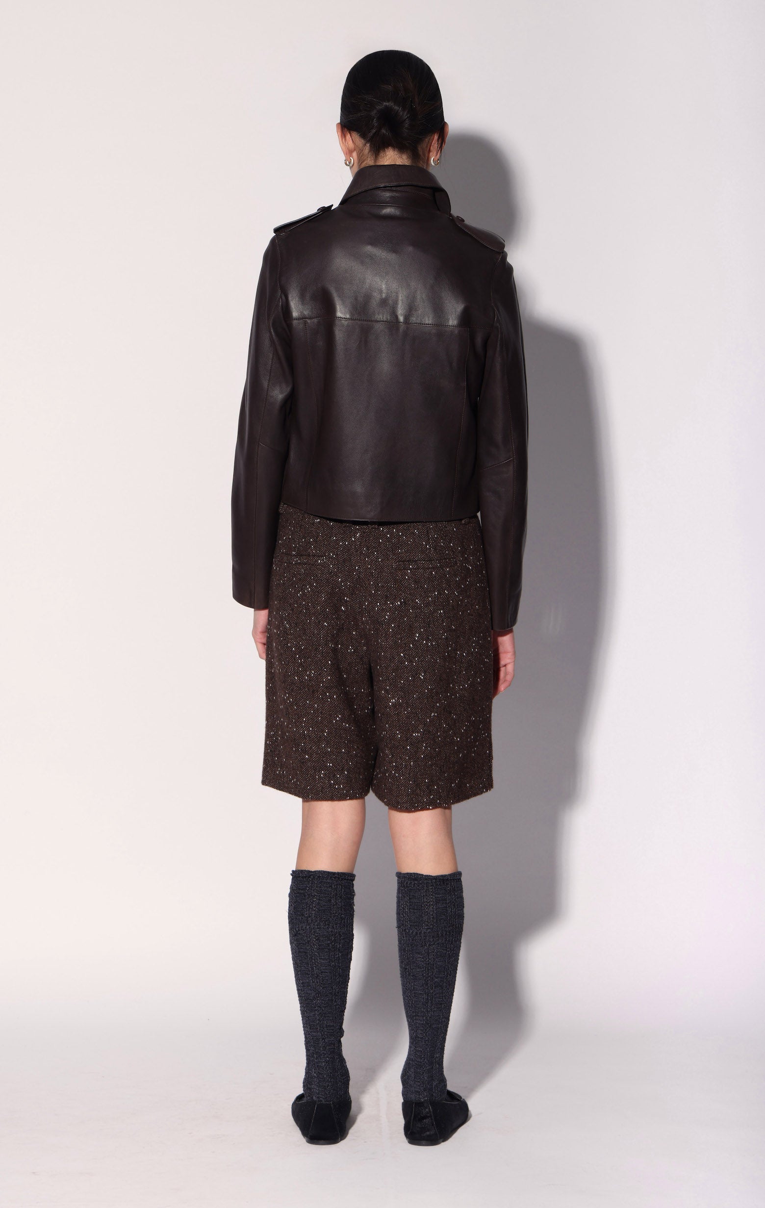 Trevor Jacket, Mocha - Leather