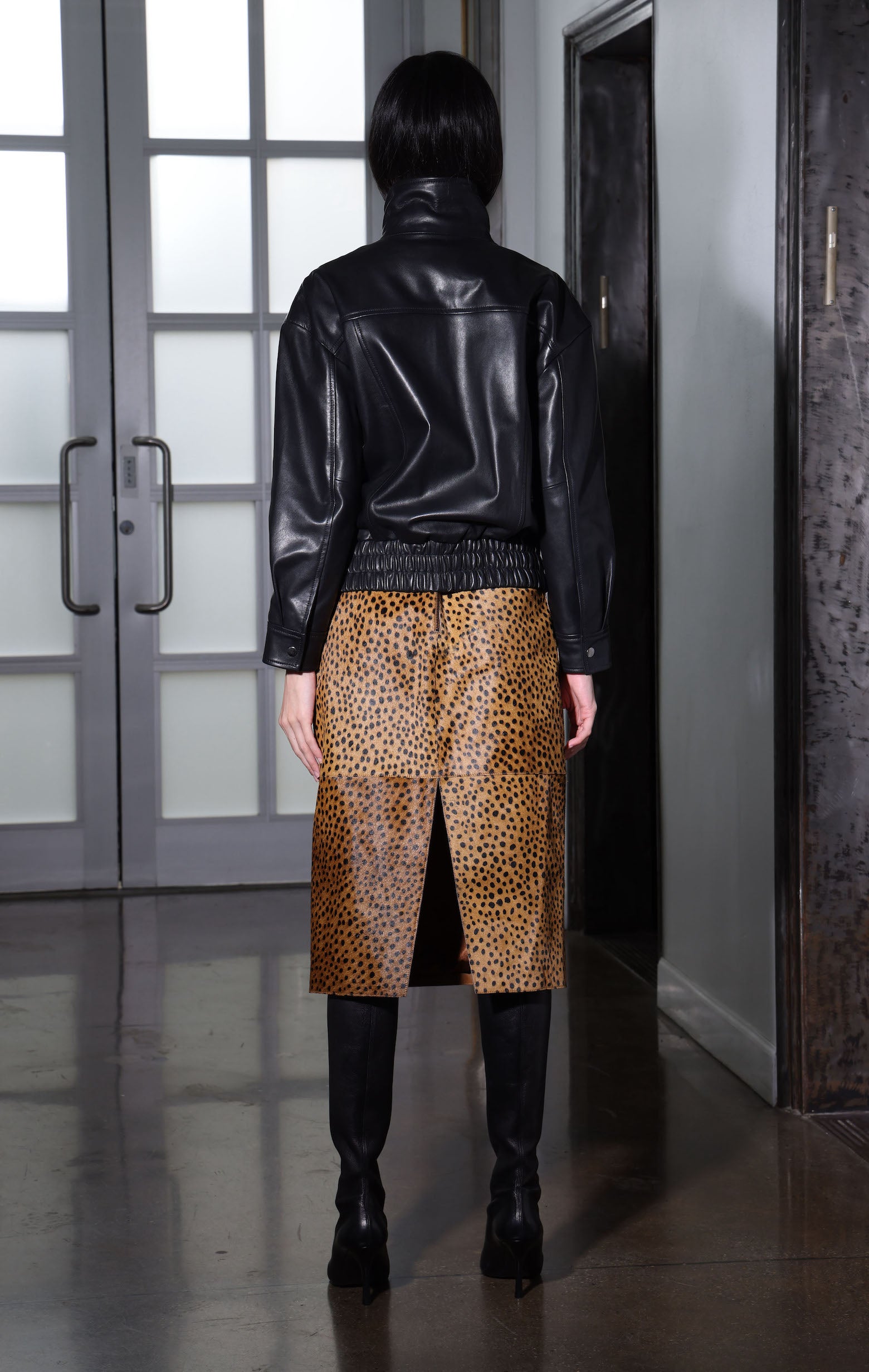 Omari Jacket, Black - Leather