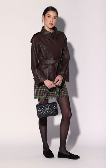 Eliana Jacket, Mocha - Leather