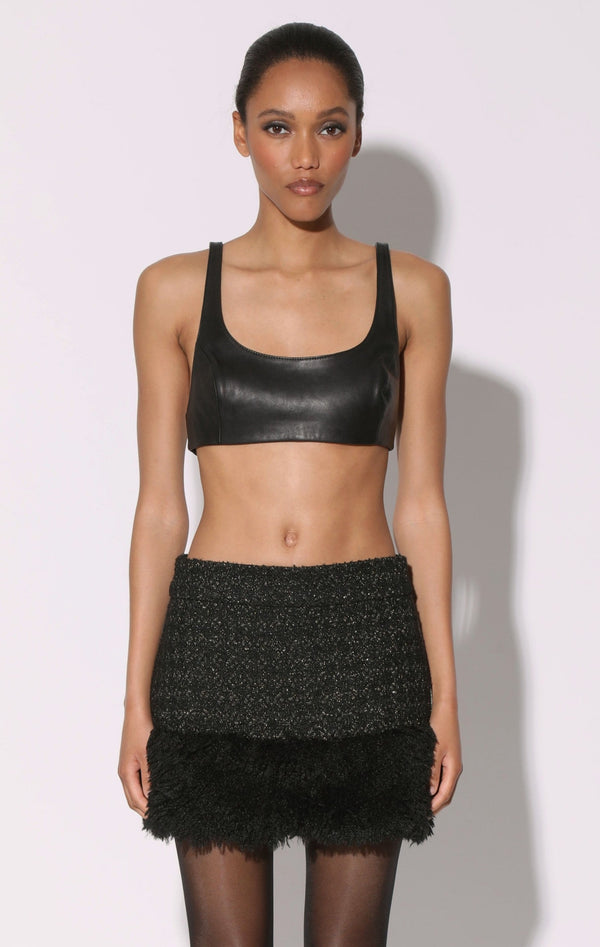 Roxy Top, Black - Leather (Holiday 2024)