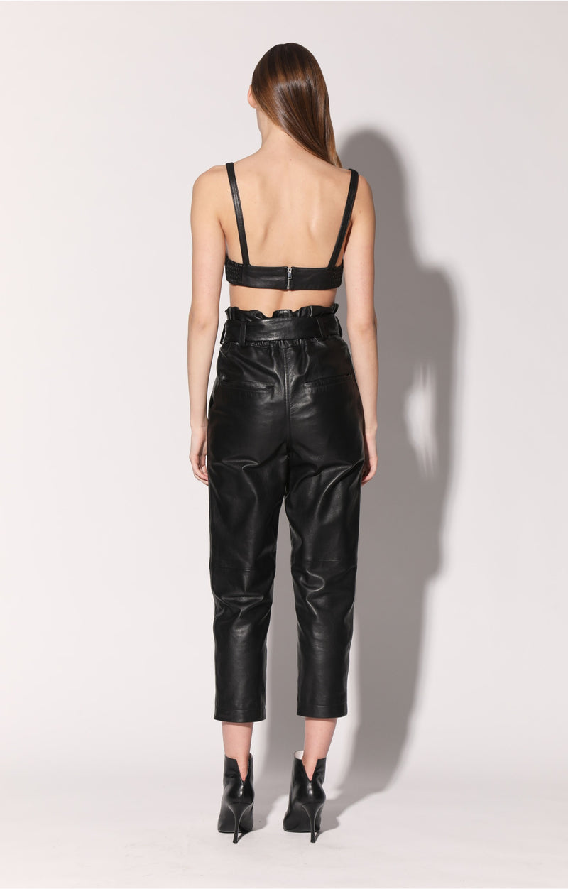 Roxy Top, Black - Leather (Fall 2024)