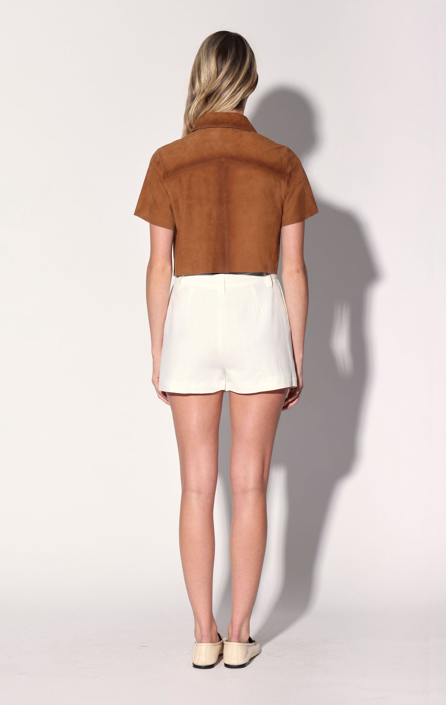 Karla Top, Oak Suede - Leather