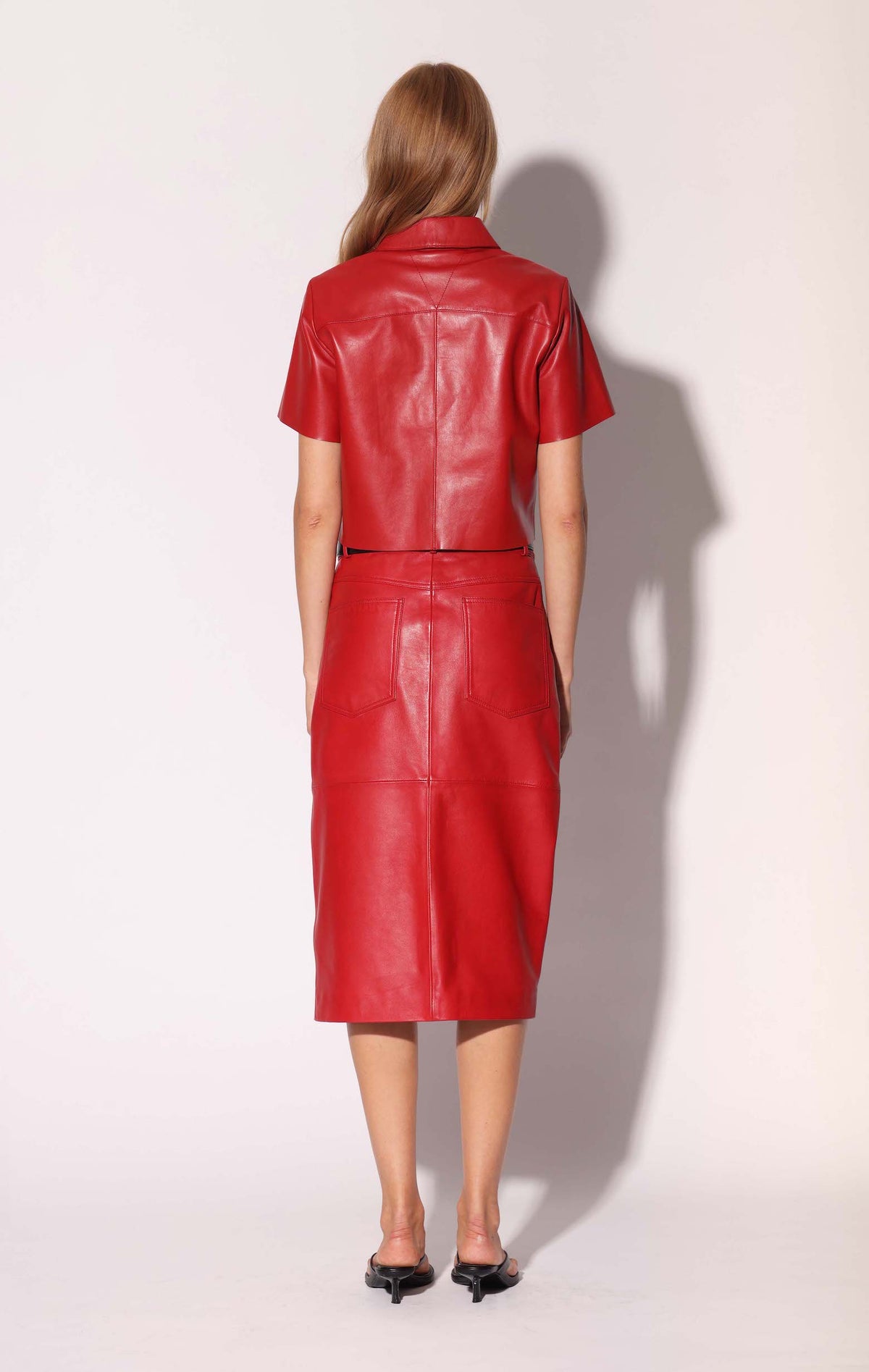 Alanis Top, Cardinal - Leather (Spring 2027)