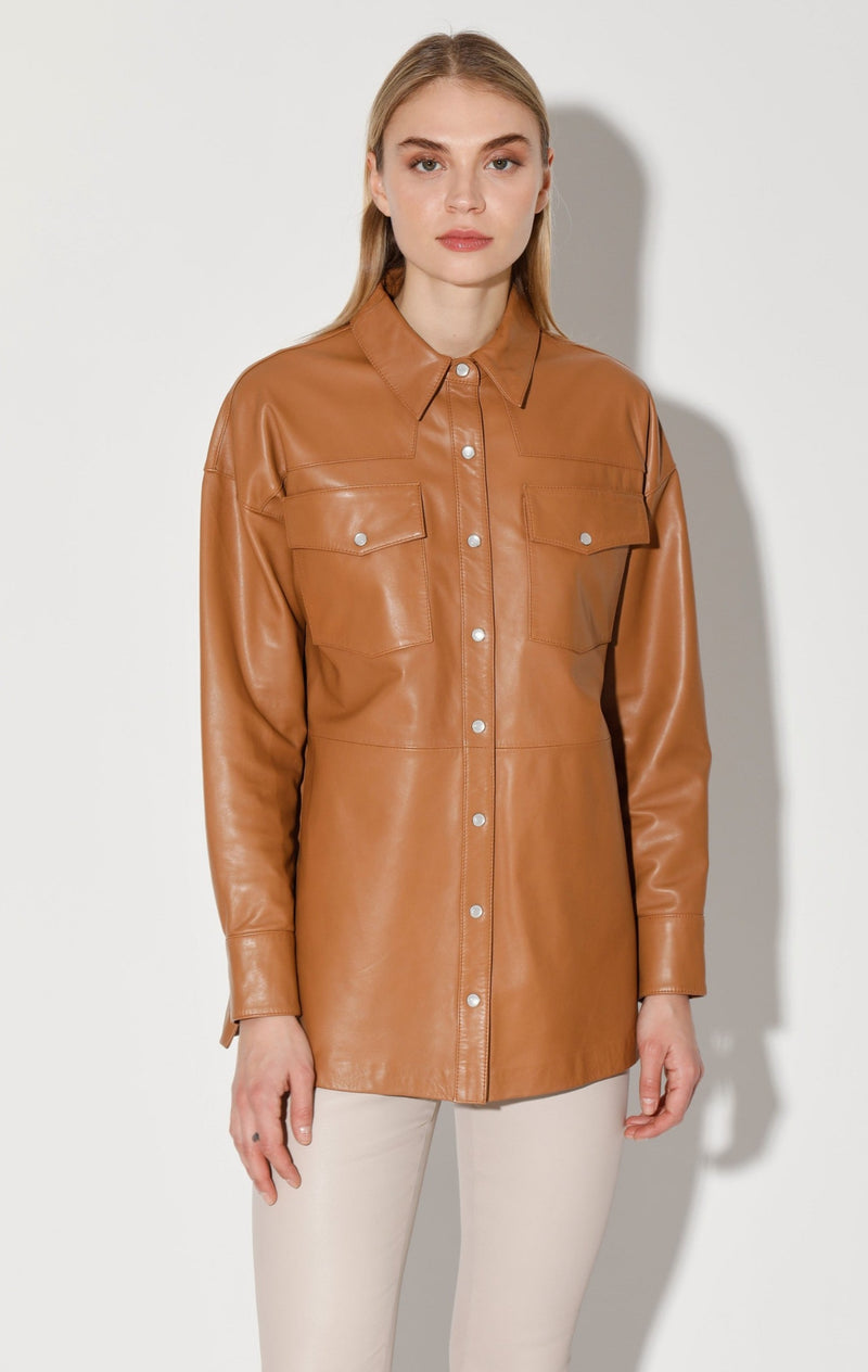 Shandi Top, Camel - Leather