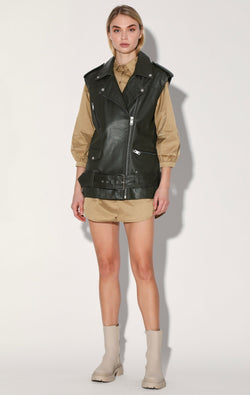 Edie Vest, Basil - Leather