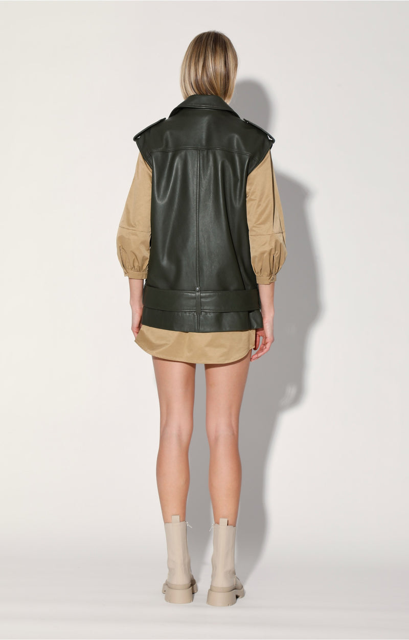 Edie Vest, Basil - Leather