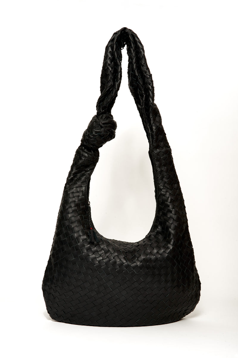 Oversized Dahlia Bag, Black