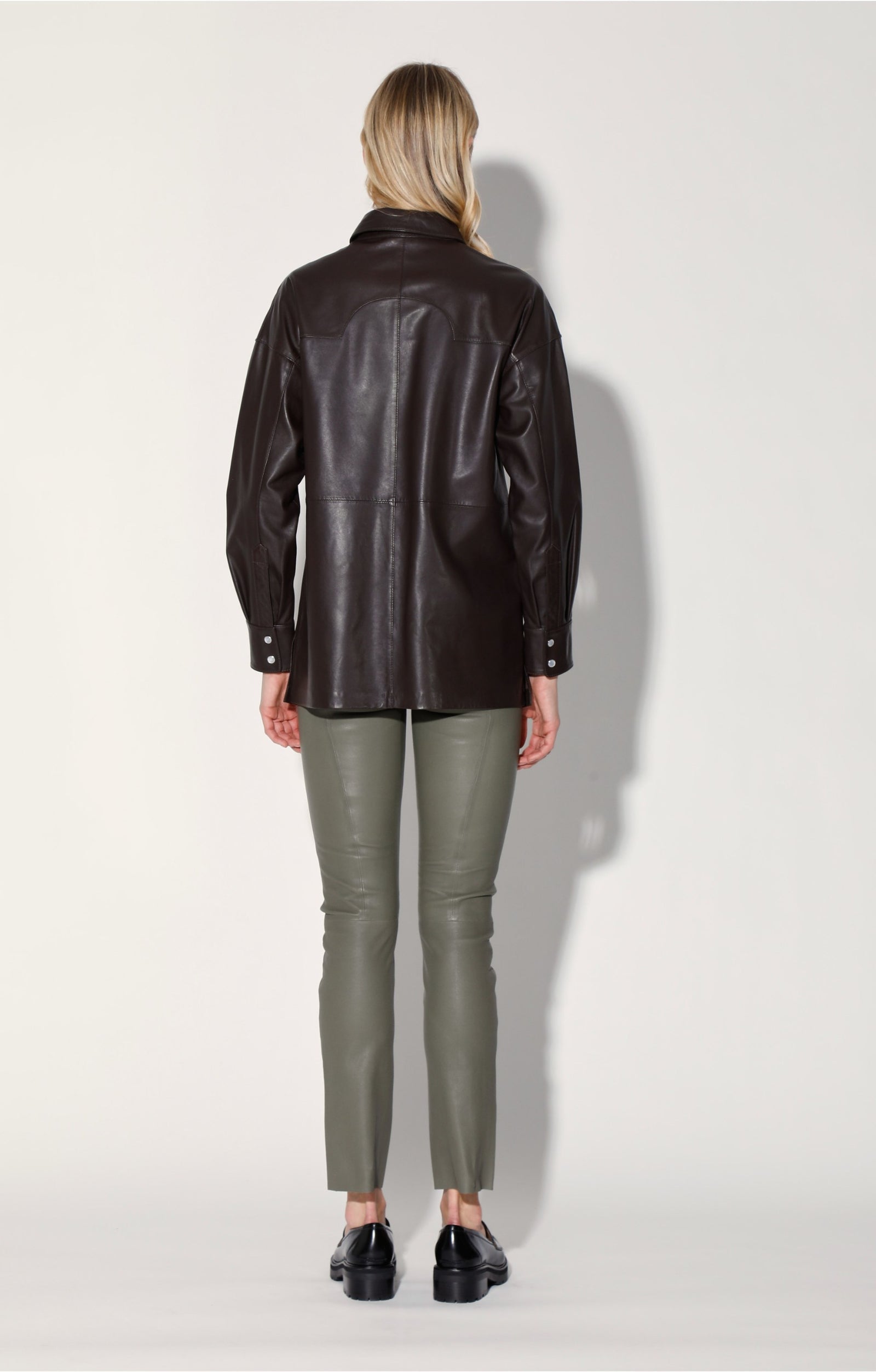 Shandi Top, Mocha - Leather