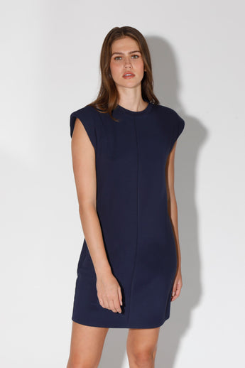 Destiny Dress, Navy - Oasis Knit
