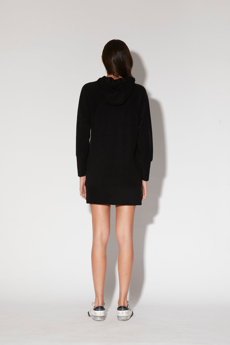 Maisie Dress, Black - Brushed Knit