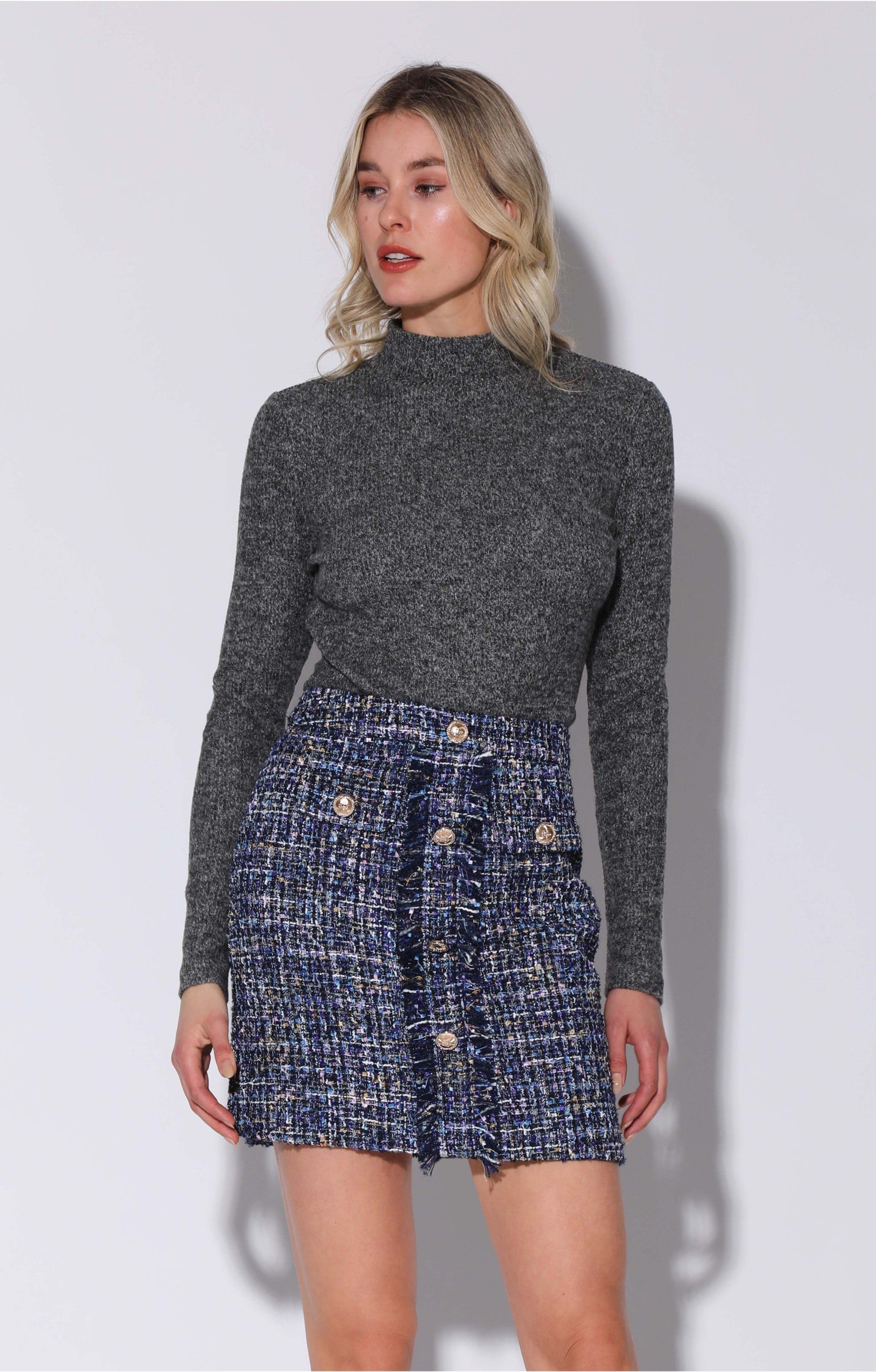 Iliana Skirt, Aurora Tweed