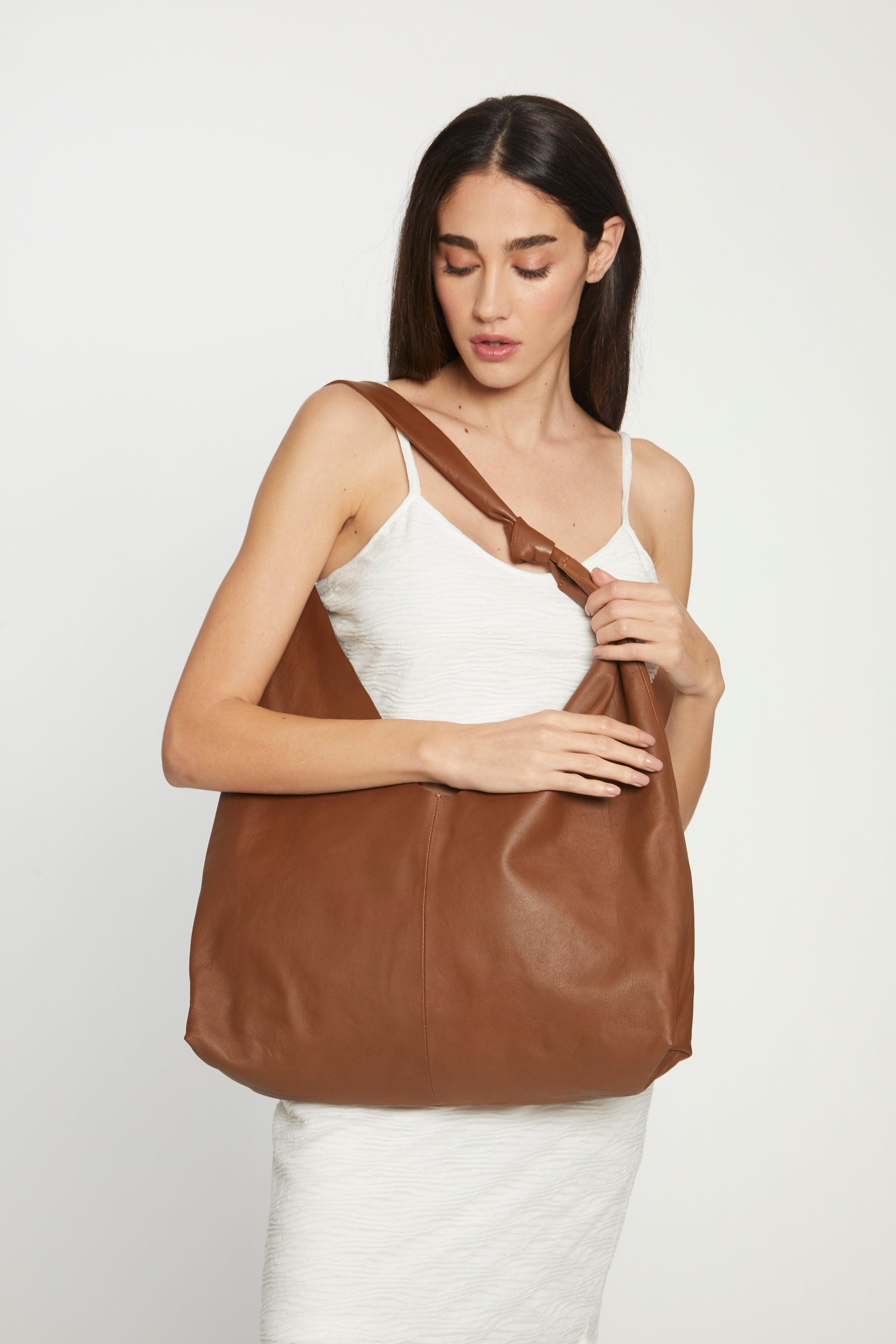 Large Kasey Bag, Burnt Siena