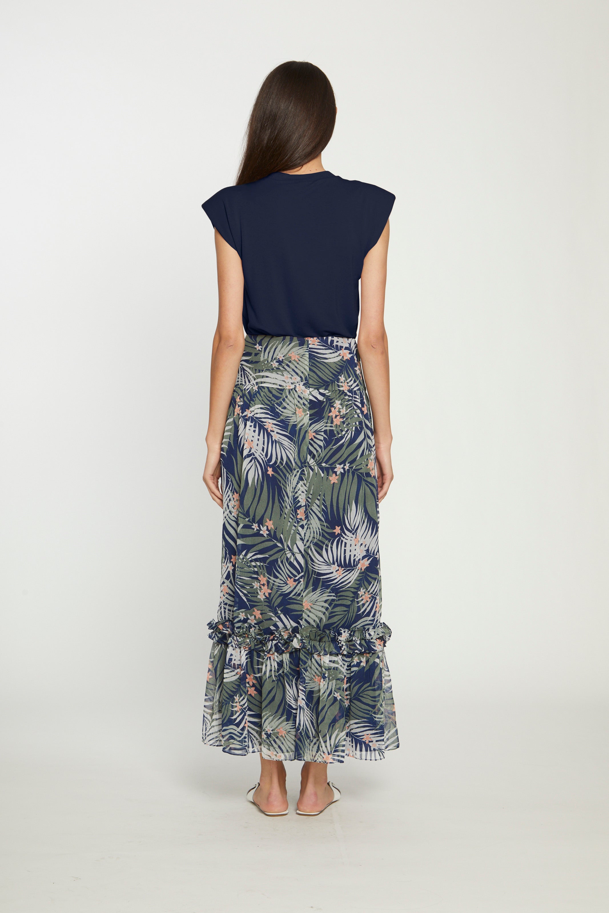 Alex Top, Navy - Oasis Knit