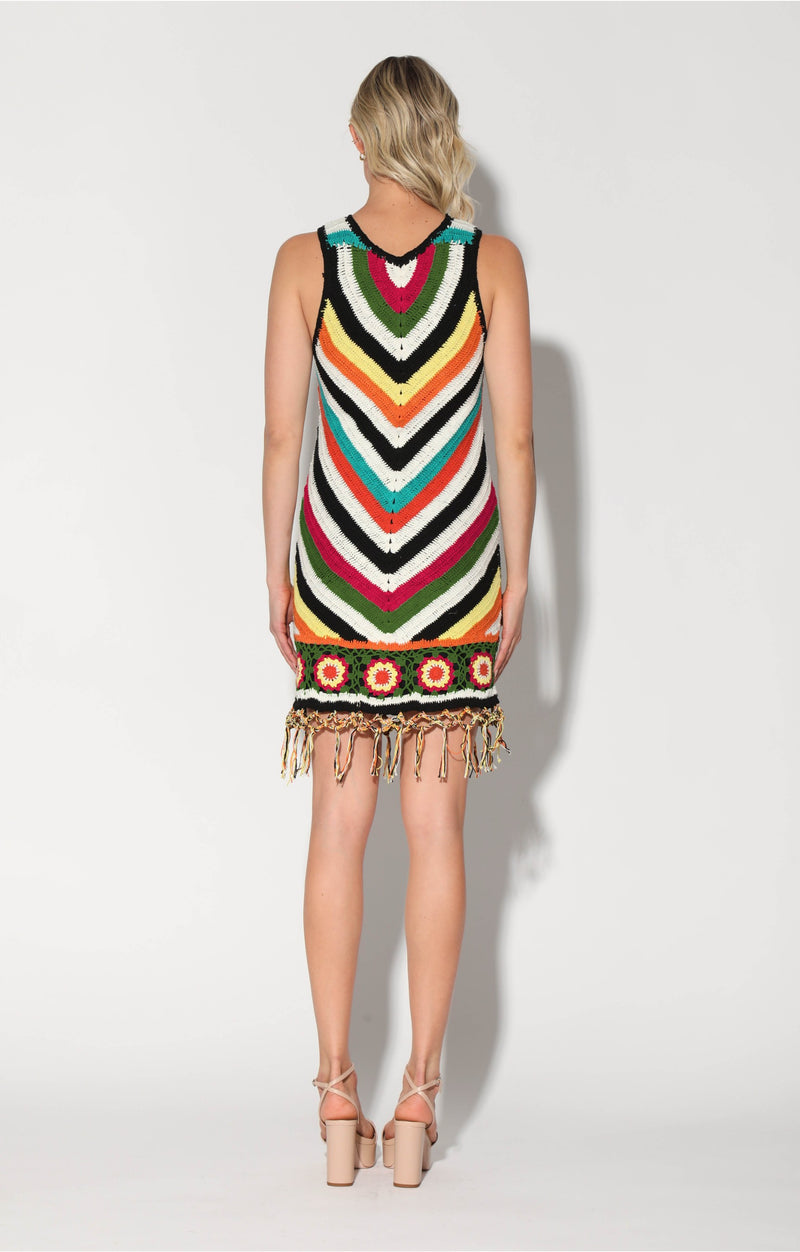 Amarie Dress, Rainbow Sun Crochet