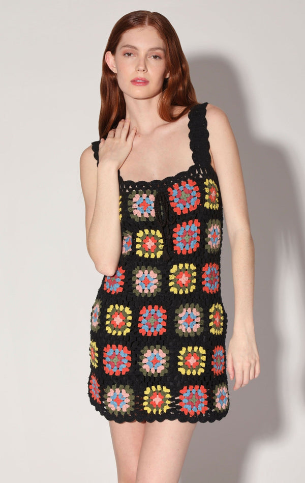 Tiffanie Dress, Patchwork Crochet