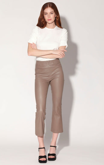 Lori Pant, Sand - Stretch Leather