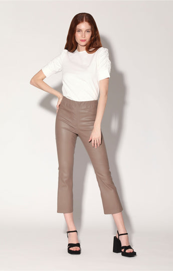 Lori Pant, Sand - Stretch Leather